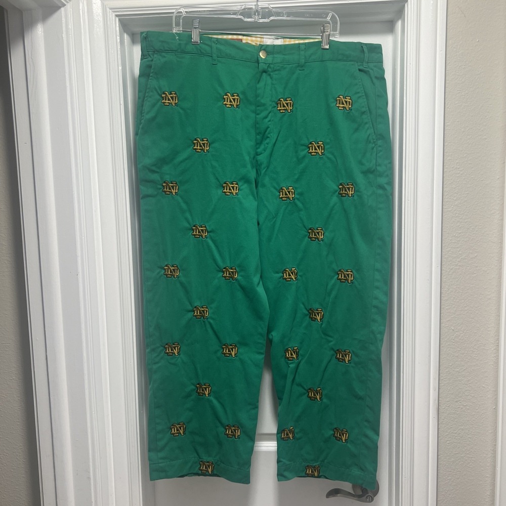University Of Notre Dame Stadium Pants Embroidered by Pennington & Bailes 40 Men